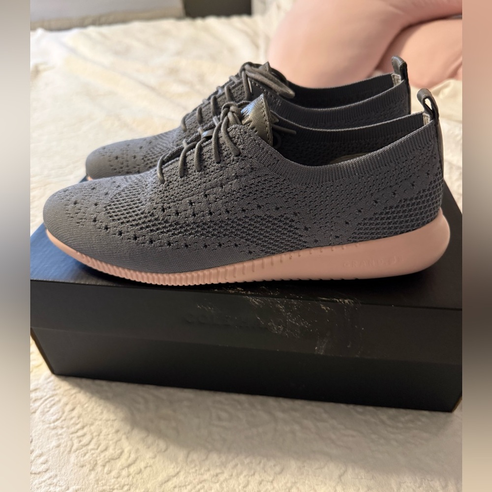 NWT Cole Haan Ironstone Knit ZeroGrand Sneakers